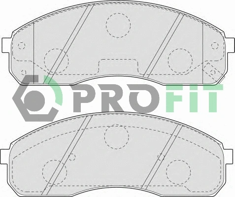 Kit de plaquettes de frein, frein à disque PROFIT 5000-1595
