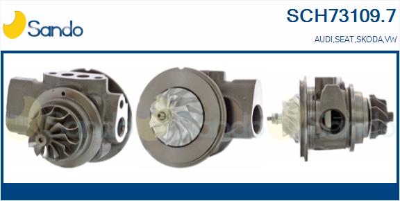 Groupe carter, turbocompresseur SANDO SCH73109.7