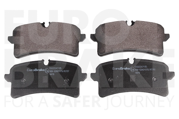 Kit de plaquettes de frein, frein à disque EUROBRAKE 55022247135