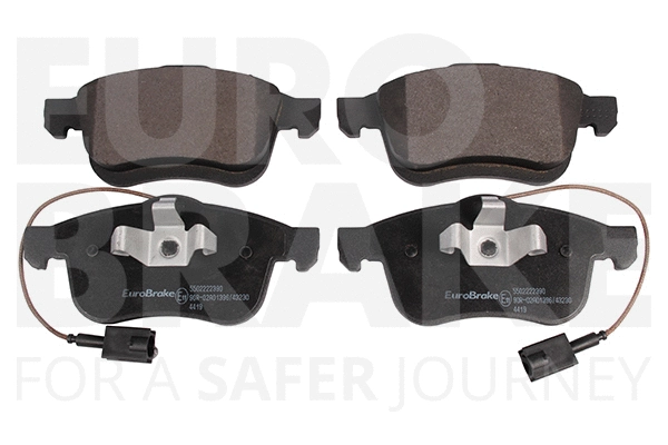 Kit de plaquettes de frein, frein à disque EUROBRAKE 5502222390