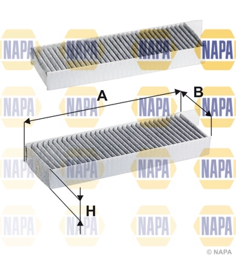 Filtre, air de l'habitacle NAPA NFC4310