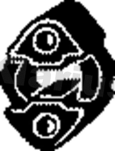 Suspension, échappement KLARIUS 420641