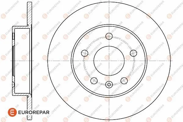 Disque de frein EUROREPAR 1618883180