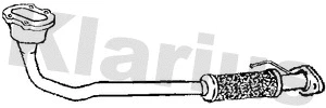 Tuyau d'échappement KLARIUS 301462