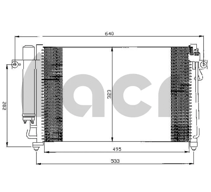 Condenseur, climatisation ACR 300521