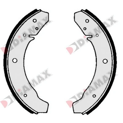 Jeu de mâchoires de frein DIAMAX N01200