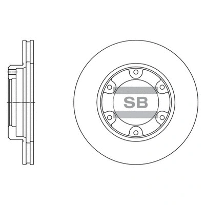 Disque de frein Hi-Q SD4088
