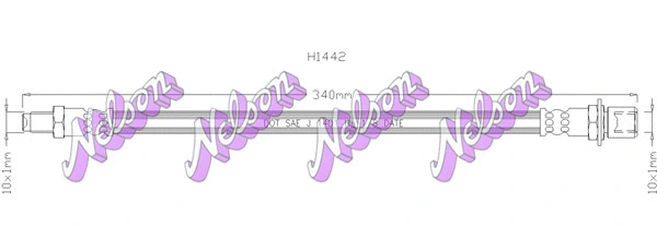Flexible de frein KAWE H1442