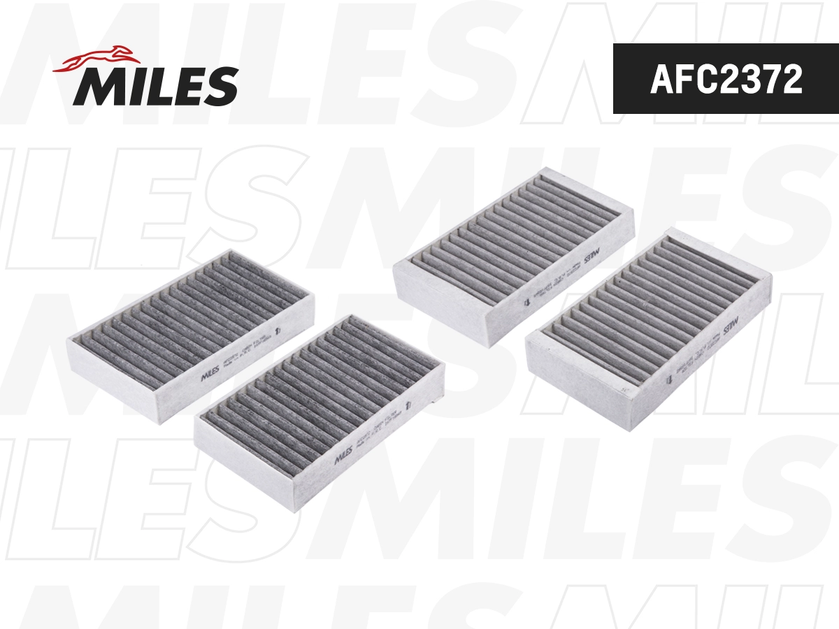 Filtre, air de l'habitacle MILES AFC2372