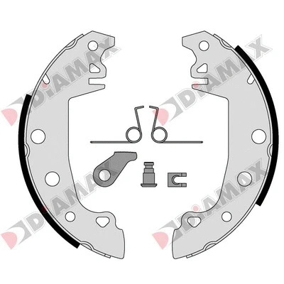 Jeu de mâchoires de frein DIAMAX N01065