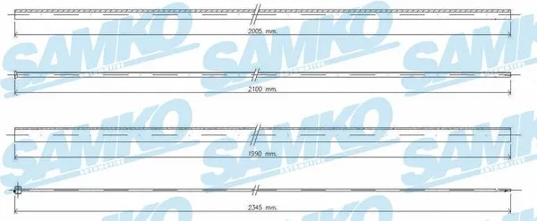 Câble d'accélération SAMKO C0036A