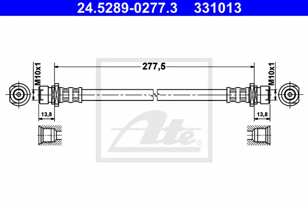 Flexible de frein ATE-APAC 24.5289-0277.3