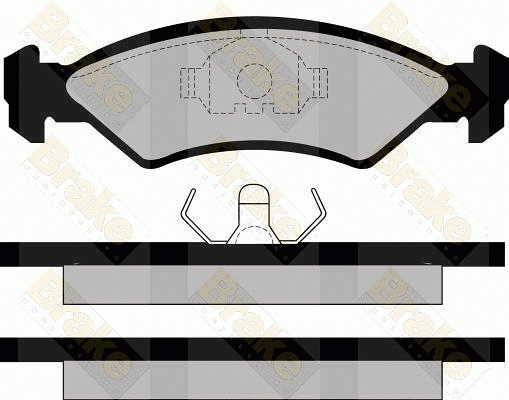 Kit de plaquettes de frein, frein à disque Brake ENGINEERING PA353