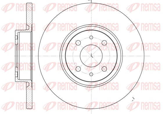 Disque de frein REMSA 6860.00