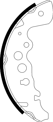 Jeu de mâchoires de frein NISSHINBO NS9003