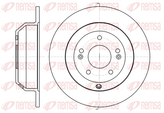 Disque de frein REMSA 61373.00