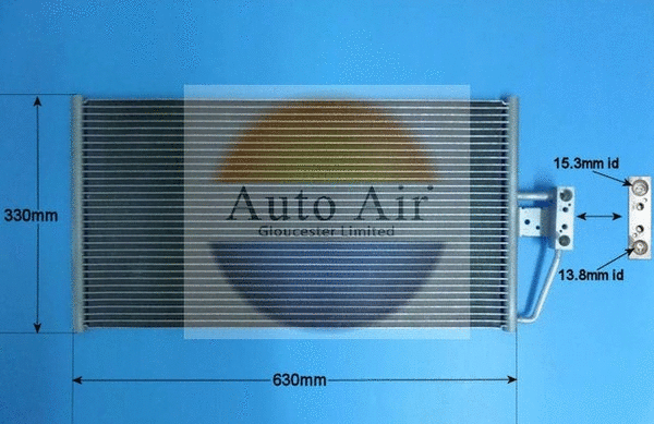 Condenseur, climatisation AUTO AIR GLOUCESTER 16-9740