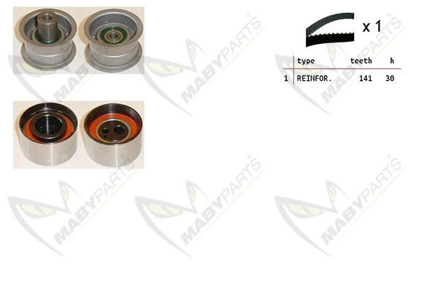 Kit de courroie crantée MABYPARTS OBK010369