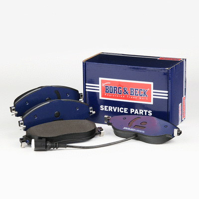 Kit de plaquettes de frein, frein à disque BORG & BECK BBP2339
