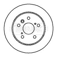 Disque de frein BORG & BECK BBD4075