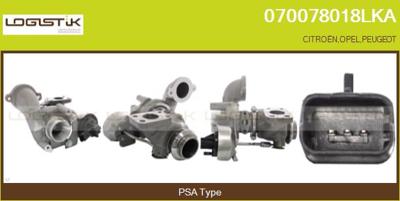 Turbocompresseur, suralimentation LGK 070078018LKA