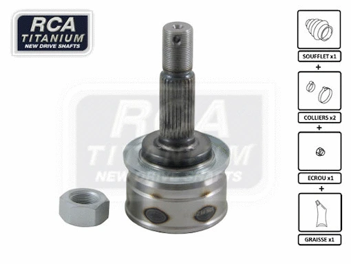 Jeu de joints, arbre de transmission RCA FRANCE NI48