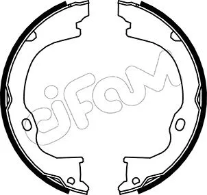Jeu de mâchoires de frein, frein de stationnement CIFAM 153-363