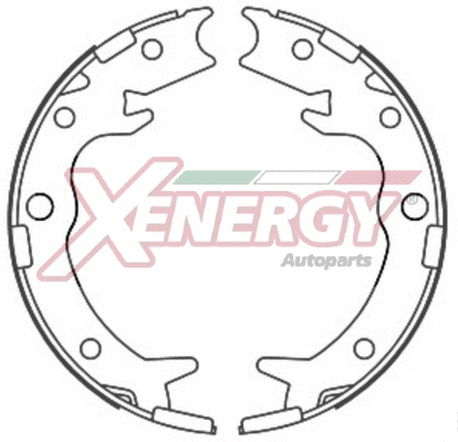 Jeu de mâchoires de frein AP XENERGY X50463