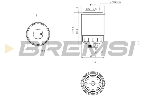 Filtre à carburant BREMSI FE0801