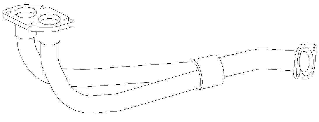 Tuyau d'échappement Vellerand 10561