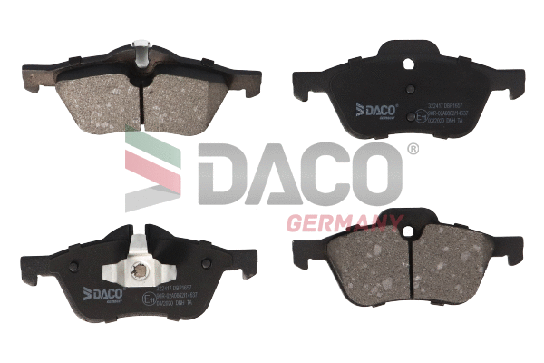 Kit de plaquettes de frein, frein à disque DACO Germany 322417