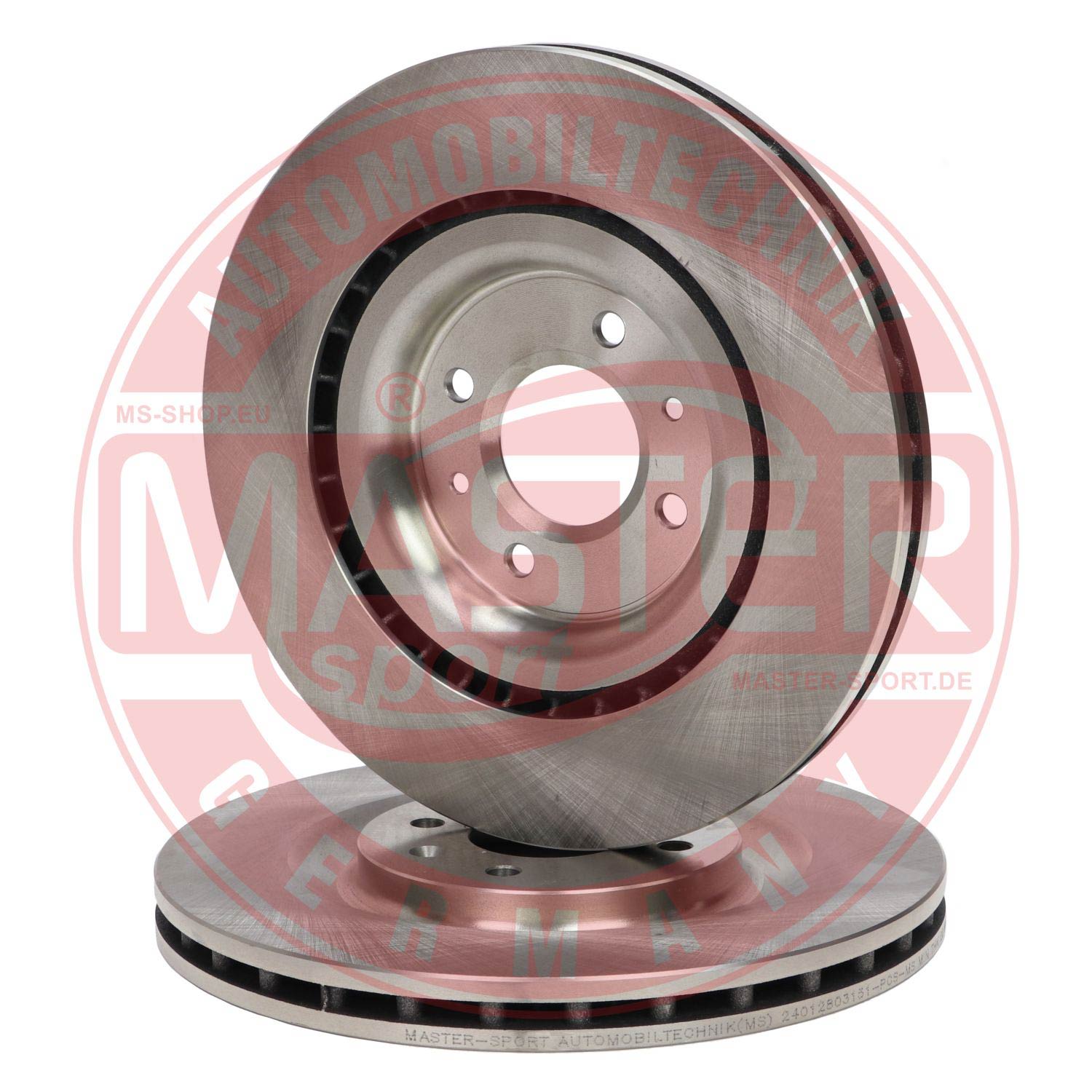 Disque de frein MASTER-SPORT GERMANY 24012803151-SET-MS