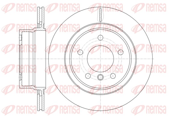 Disque de frein REMSA 61145.10