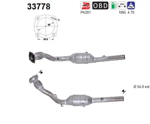 Catalyseur AS 33778