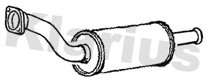 Silencieux avant KLARIUS 220984
