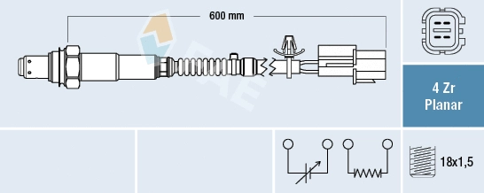 Sonde lambda FAE 77679