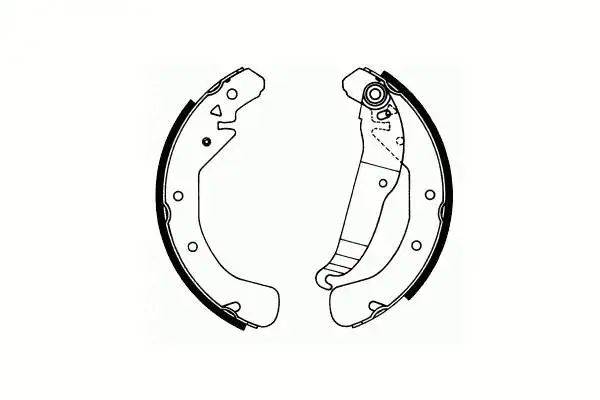 Jeu de mâchoires de frein SCT - MANNOL SS 548