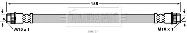 Flexible de frein BORG & BECK BBH7674
