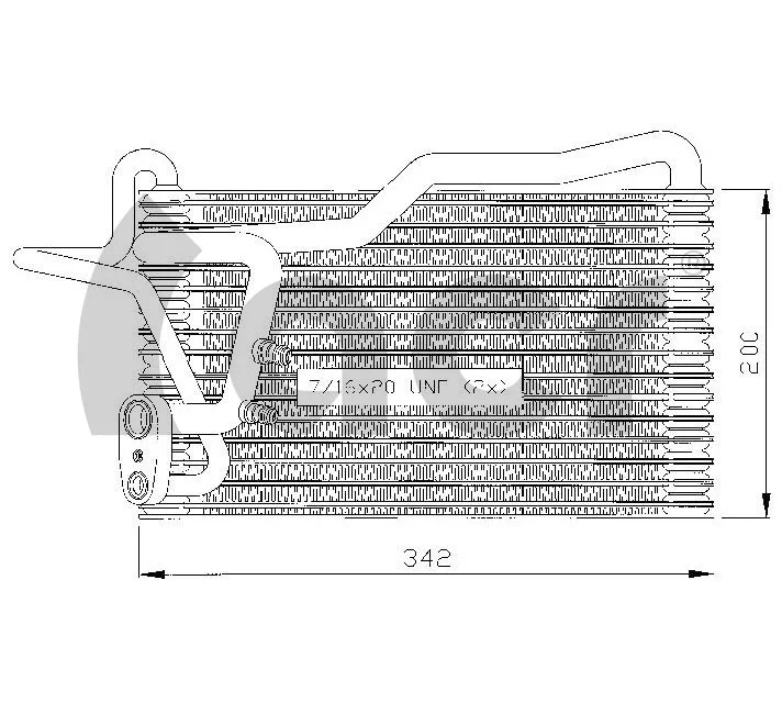 Évaporateur climatisation ACR 310003