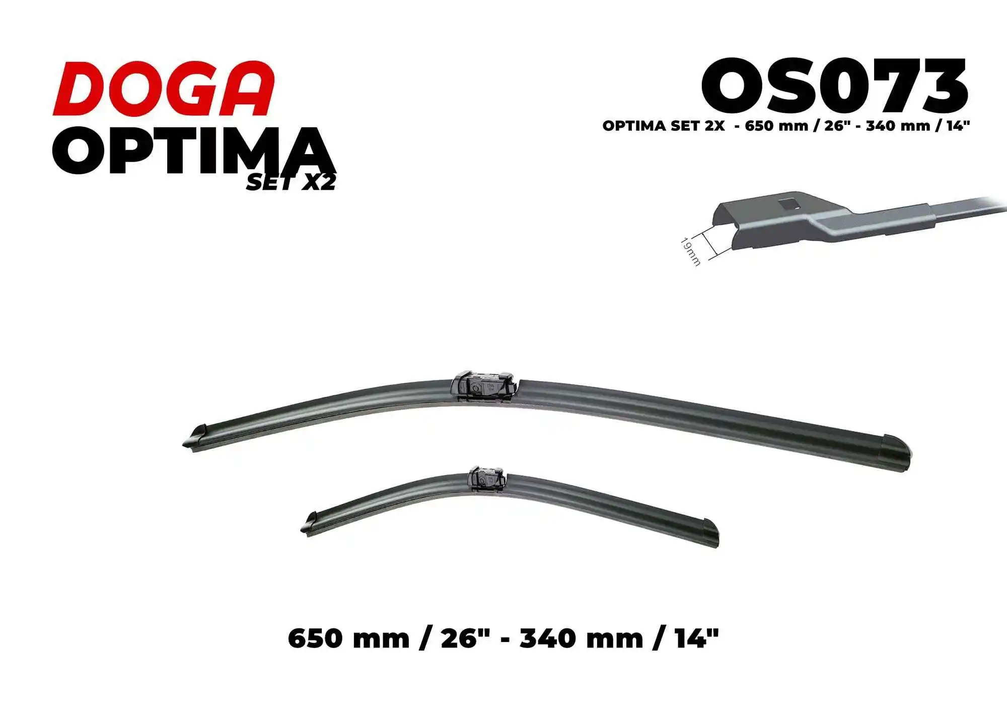 Balai d'essuie-glace DOGA OS073