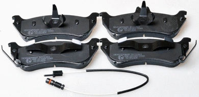 Kit de plaquettes de frein, frein à disque DENCKERMANN B111263