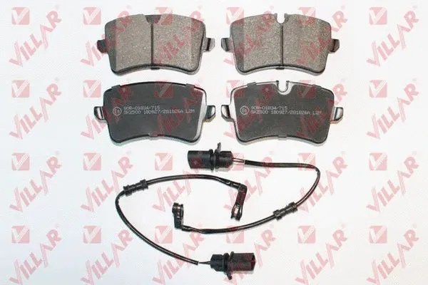 Kit de plaquettes de frein, frein à disque VILLAR 626.1826A