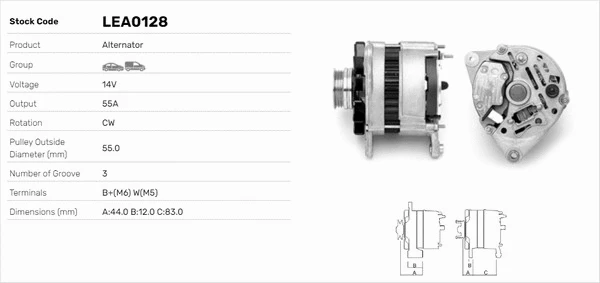 Alternateur LUSA LEA0128