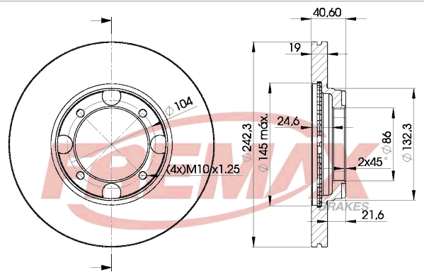 Disque de frein FREMAX BD-2135