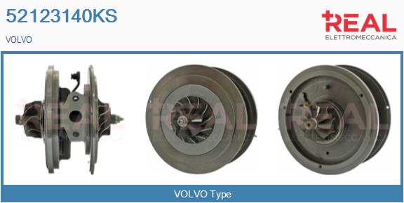 Groupe carter, turbocompresseur REAL 52123140KS