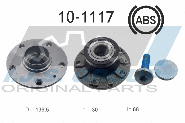 Kit de roulements de roue IJS GROUP 10-1117