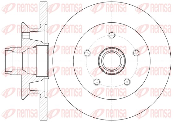 Disque de frein REMSA 6415.00
