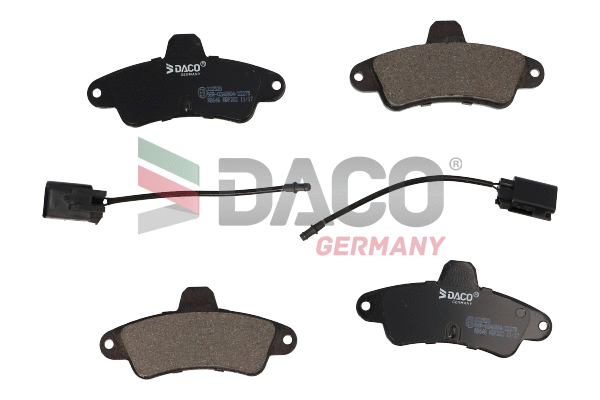 Kit de plaquettes de frein, frein à disque DACO Germany 322520