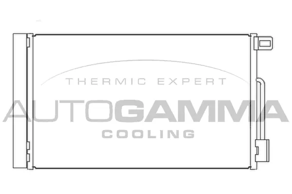 Condenseur, climatisation AUTOGAMMA 107354