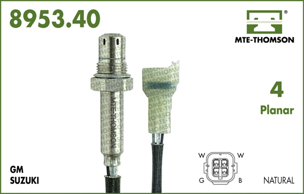 Sonde lambda MTE-THOMSON 8953.40.038